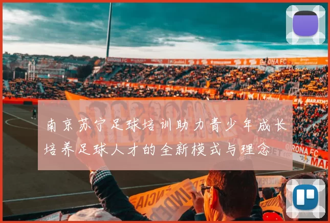 南京苏宁足球培训助力青少年成长培养足球人才的全新模式与理念
